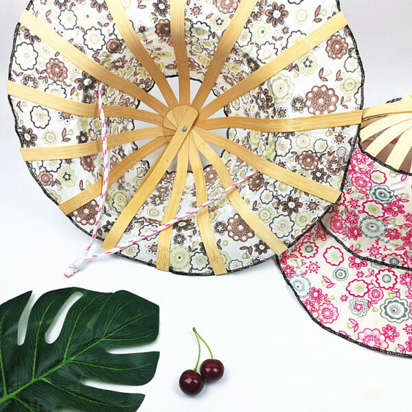 Fan Hat Folding Portable All-match Beach Hat Sun Hat Folding Fan Hat - Image 4
