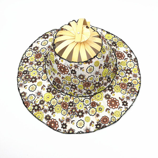 Fan Hat Folding Portable All-match Beach Hat Sun Hat Folding Fan Hat - Image 6