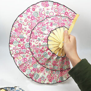 Fan Hat Folding Portable All-match Beach Hat Sun Hat Folding Fan Hat