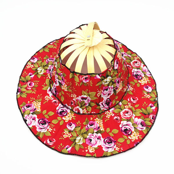 Fan Hat Folding Portable All-match Beach Hat Sun Hat Folding Fan Hat - Image 2