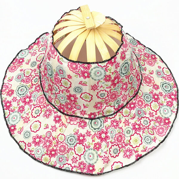 Fan Hat Folding Portable All-match Beach Hat Sun Hat Folding Fan Hat - Image 3