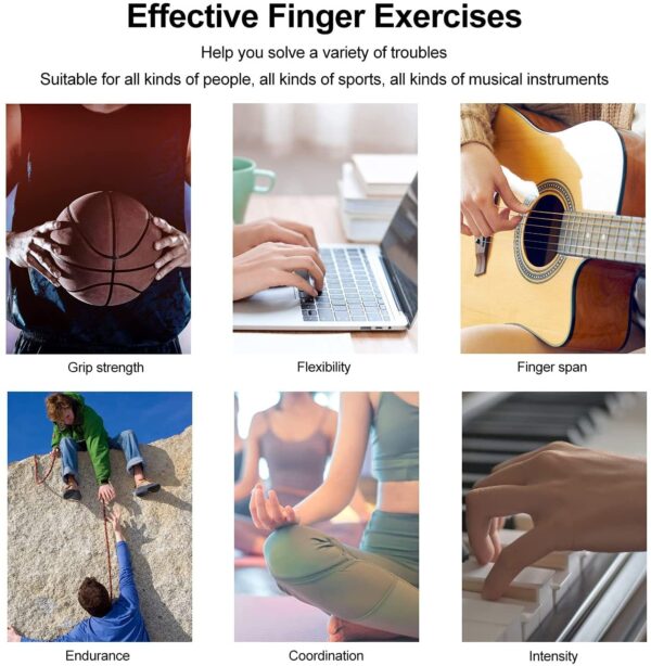 Silicone Grip Device Finger Exercise Stretcher Arthritis Hand - Image 3