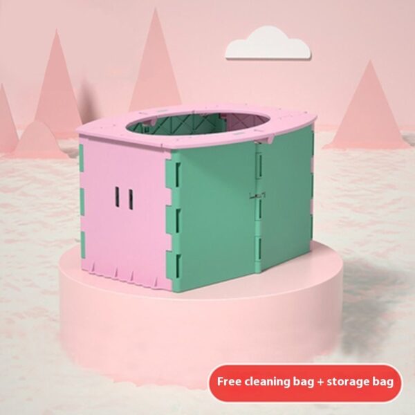 Children Car Folding Travel Portable Toilet - Image 4
