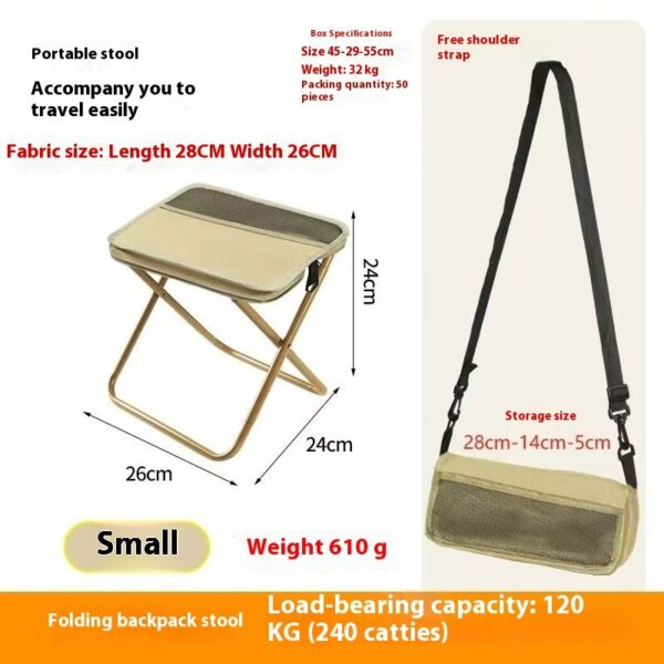 Outdoor Backpack Handbag Folding Chair Leisure Portable Pocket - Image 10