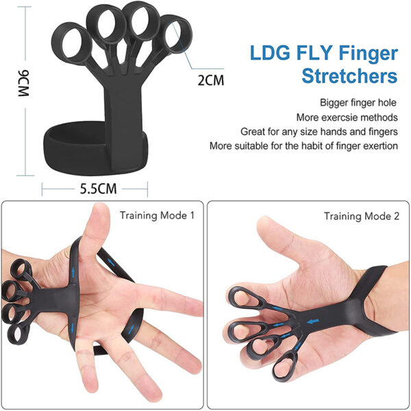 Silicone Grip Device Finger Exercise Stretcher Arthritis Hand - Image 2