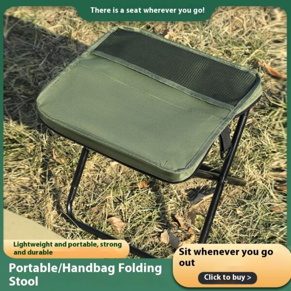 Outdoor Backpack Handbag Folding Chair Leisure Portable Pocket - Image 5
