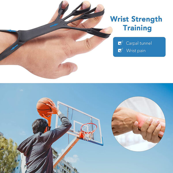 Silicone Grip Device Finger Exercise Stretcher Arthritis Hand - Image 5