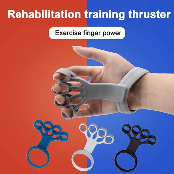 Silicone Grip Device Finger Exercise Stretcher Arthritis Hand - Image 10